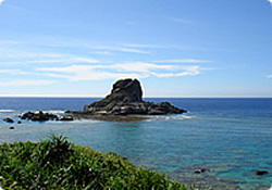 ヤヘー岩の風景